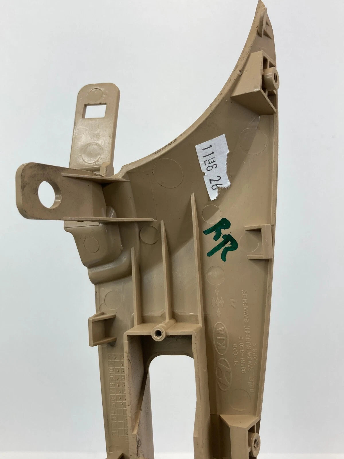 2011-2014 HYUNDAI SONATA REAR RIGHT SIDE DOOR WINDOW SWITCH BEZEL 93581-3S010