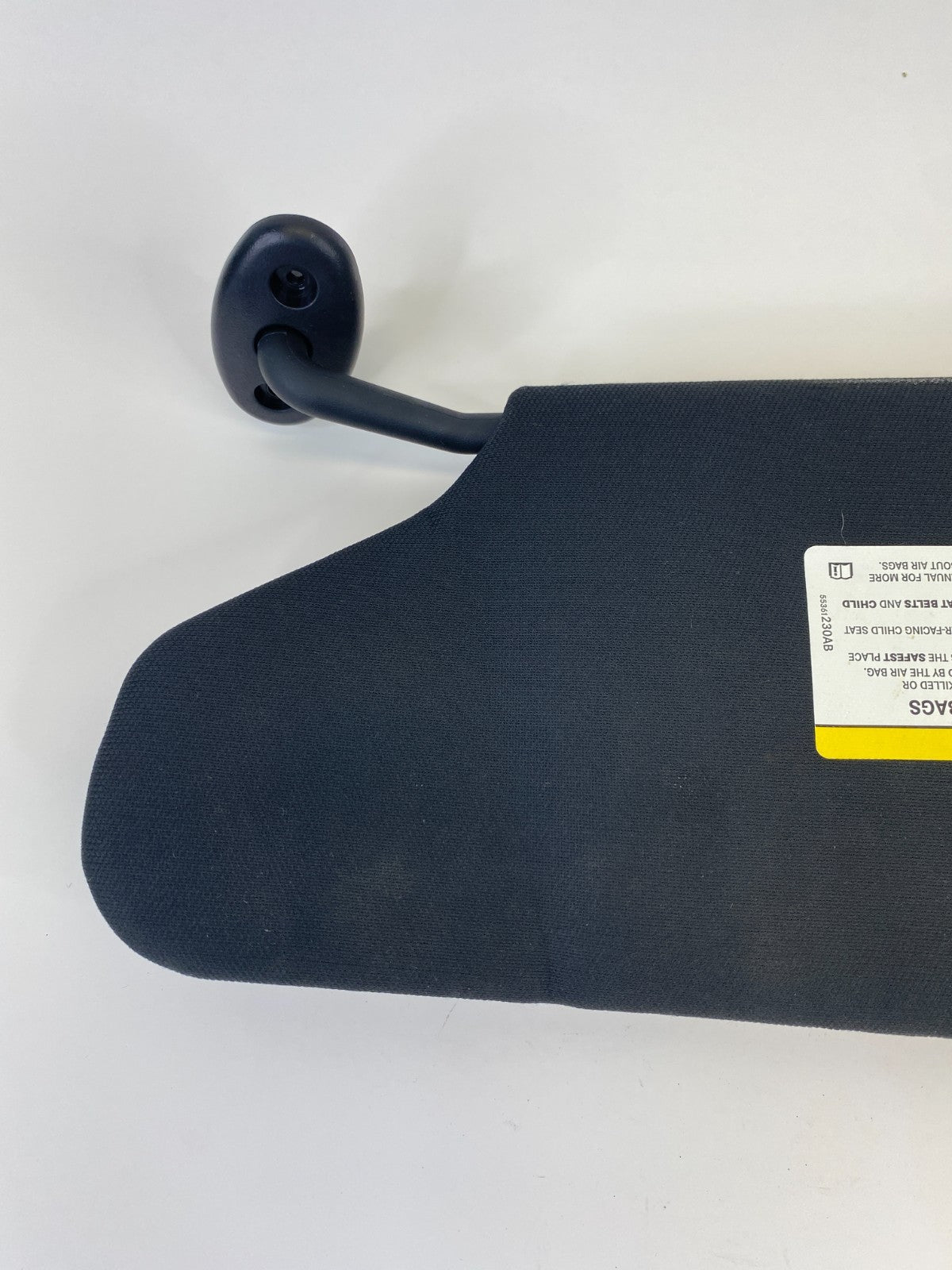 2011-2014 Dodge Avenger Right Passenger Side Sunvisor Sun Visor Cloth Black OEM