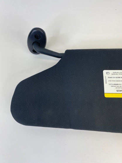 2011-2014 Dodge Avenger Right Passenger Side Sunvisor Sun Visor Cloth Black OEM