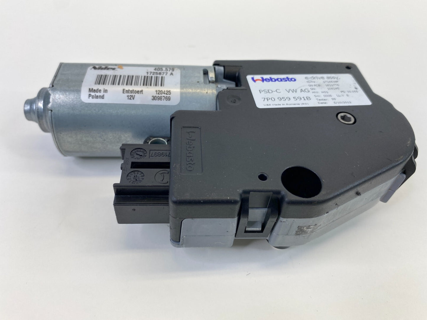 11 12 13 14 15 16 17 Volkswagen Touareg Sunroof Motor Assembly 7P0-959-591B OEM