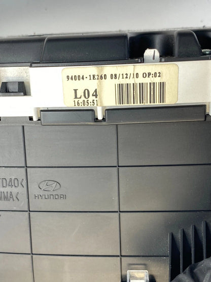 09-11 HYUNDAI ACCENT SEDAN INSTRUMENT CLUSTER SPEEDOMETER 94004-1E260 UNK MILES