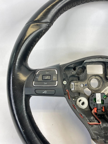 2012-2014 VOLKSWAGEN JETTA LEFT SIDE DRIVER STEERING WHEEL 5C0-419-091-AMUSZ OEM