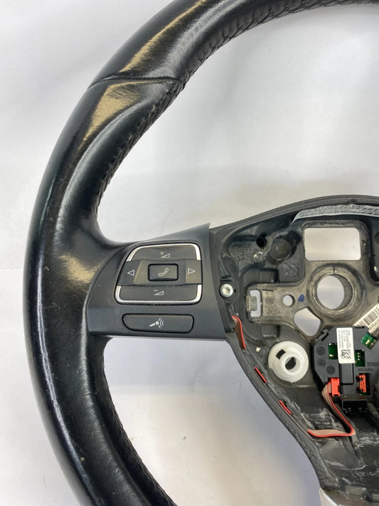 2012-2014 VOLKSWAGEN JETTA LEFT SIDE DRIVER STEERING WHEEL 5C0-419-091-AMUSZ OEM