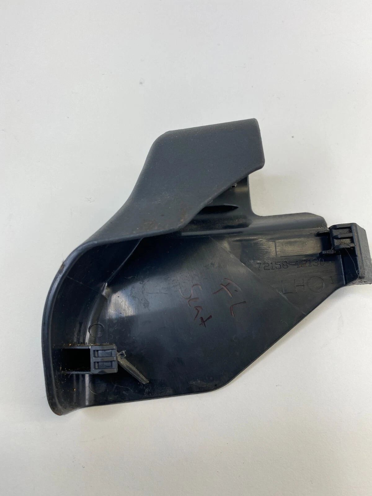 2009-2013 TOYOTA COROLLA FRONT LEFT SEAT REAR INNER TRACK COVER TRIM 72158-12130