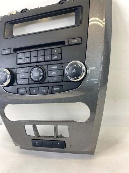10-12 FORD FUSION CENTER DASH CD RADIO CONTROL PANEL W /BEZEL 9E5T18A802AE OEM