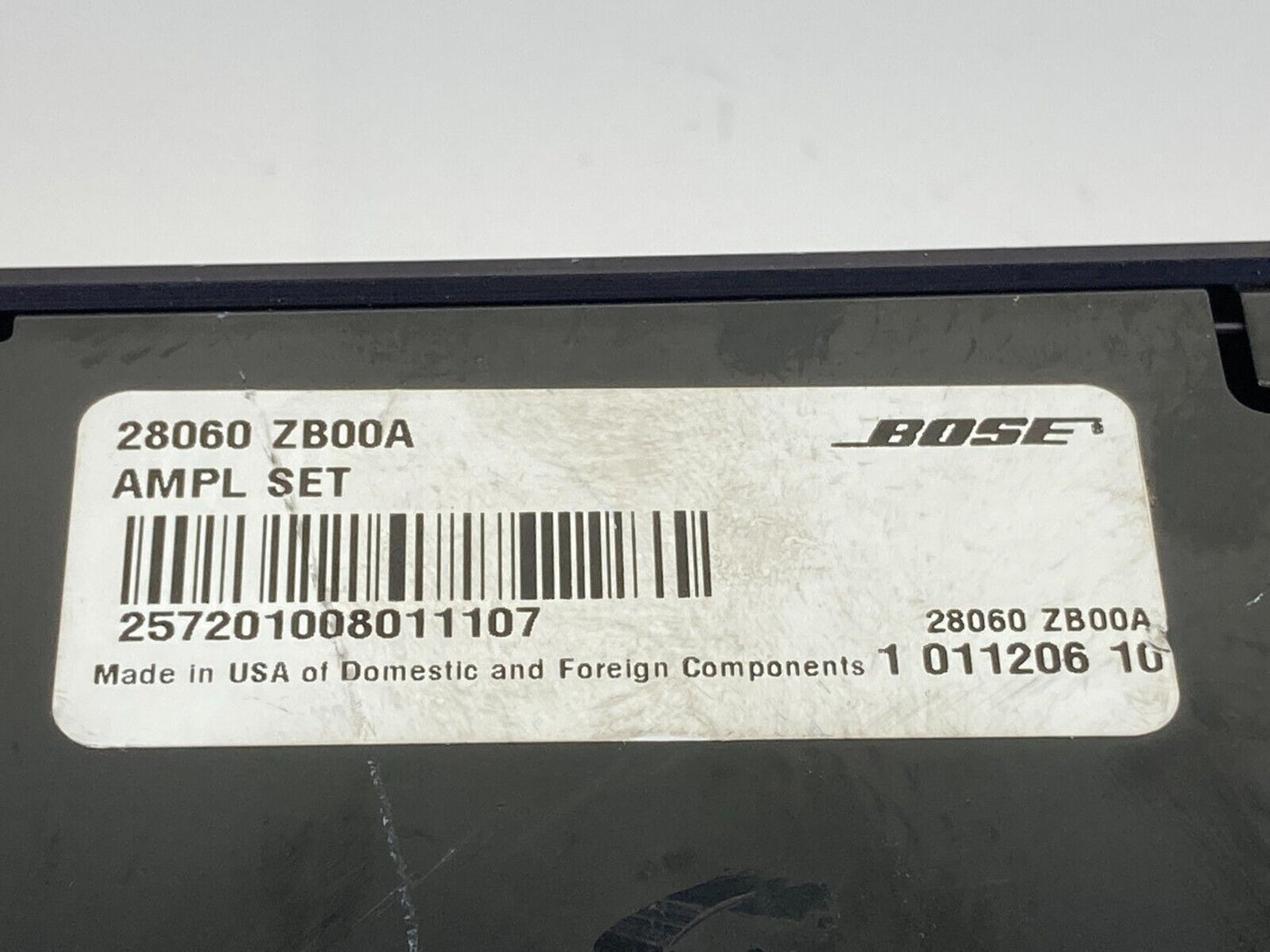 2005 2006 05 06 Nissan Altima Audio Radio Amplifier AMP BOSE 28060-ZB00A OEM