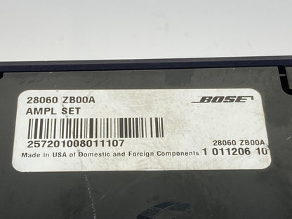 2005 2006 05 06 Nissan Altima Audio Radio Amplifier AMP BOSE 28060-ZB00A OEM