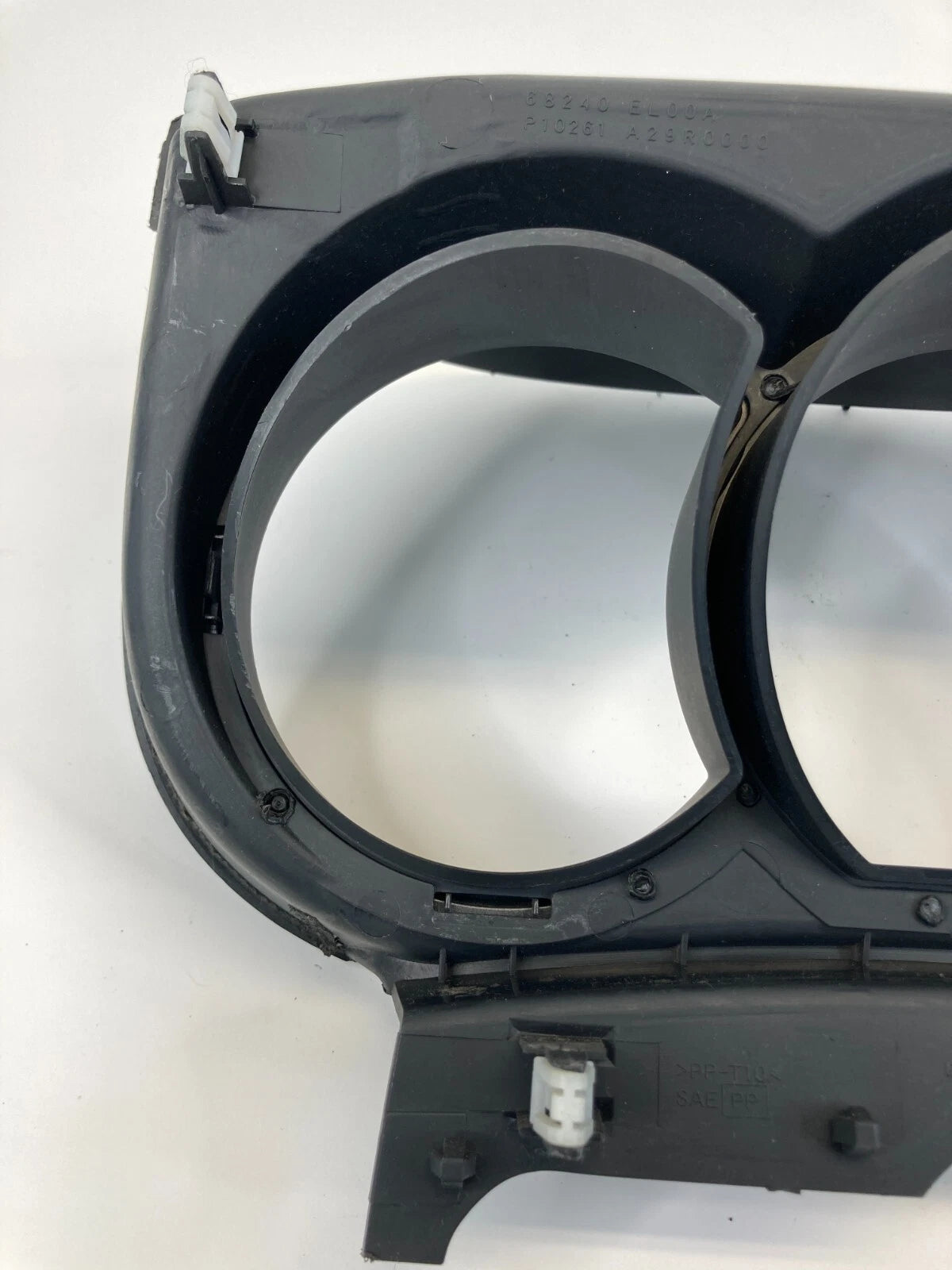 07-12 NISSAN VERSA SPEEDOMETER INSTRUMENT CLUSTER DASH BEZEL TRIM 68240EL00A OEM