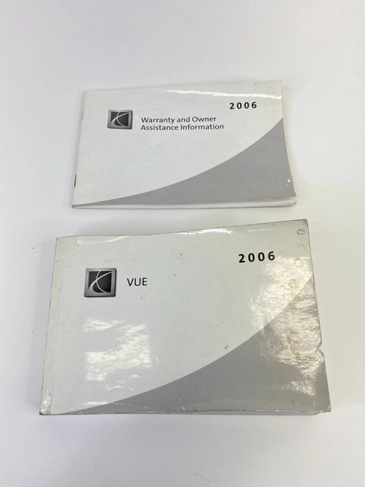 2006 06 SATURN VUE OWNERS MANUAL WARRANTY INFORMATION GUIDE OEM