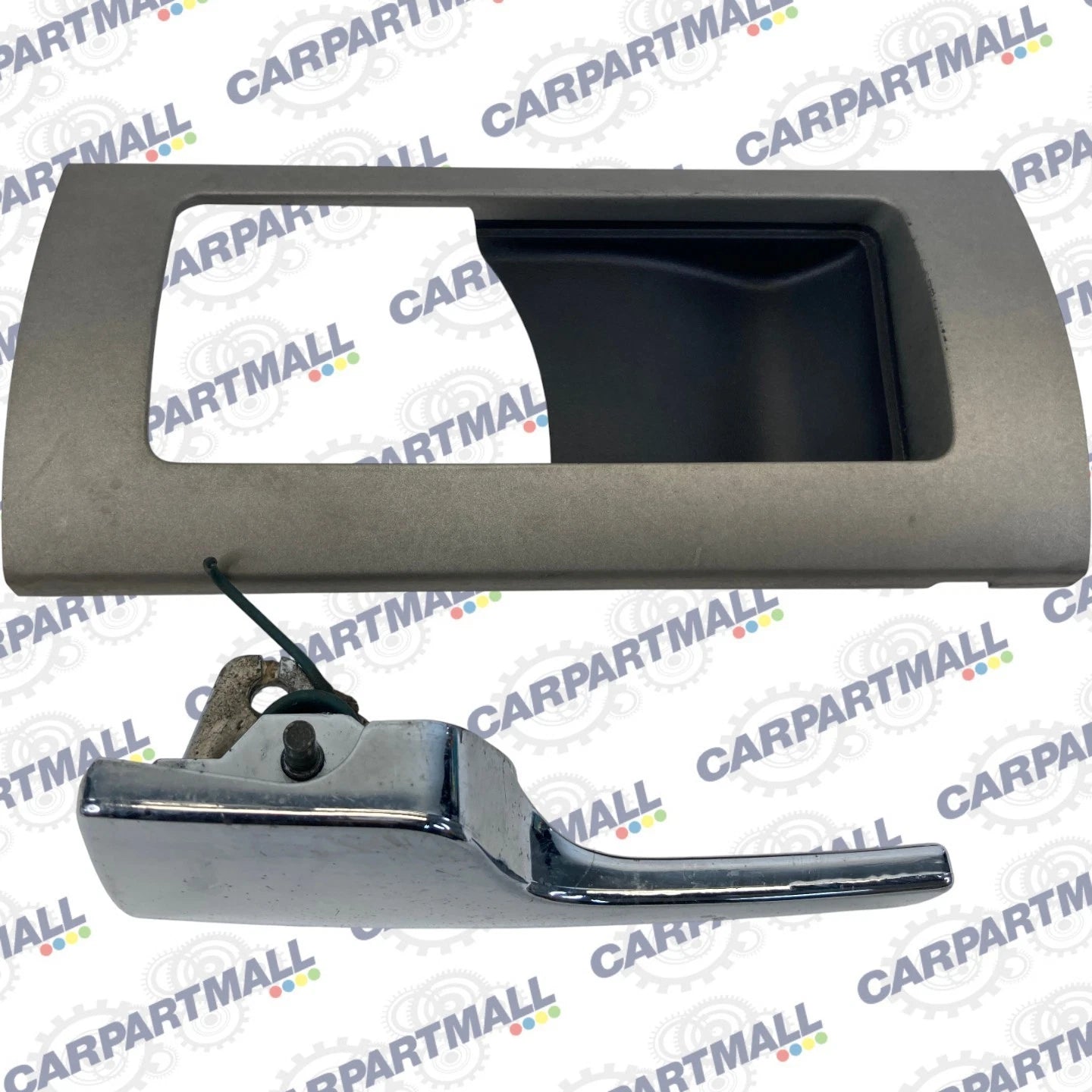 03-06 LINCOLN NAVIGATOR REAR LEFT SIDE INNER DOOR HANDLE W/ BEZEL 2L7X7827579AFW