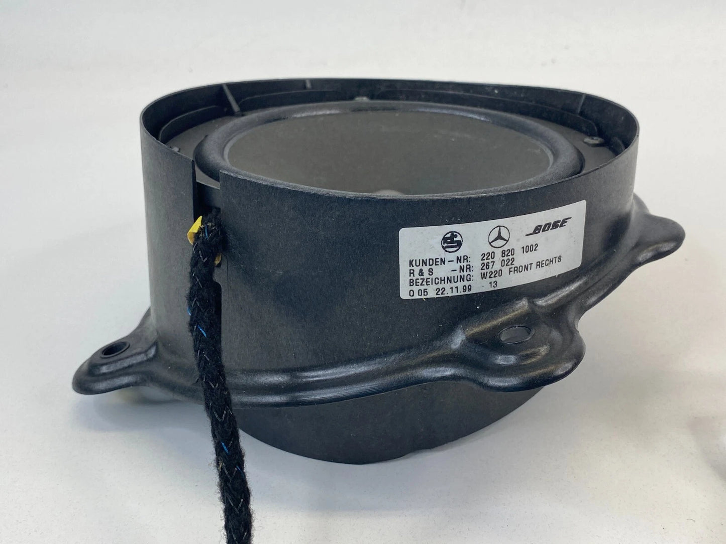 00-06 MERCEDES-BENZ S500 FRONT RIGHT DOOR AUDIO SOUND SISTEM SPEAKER 2208201002