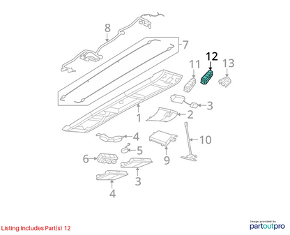 2012-2020 DODGE GRAND CARAVAN POWER SLIDING DOOR CONTROL SWITCH 68141127AA OEM