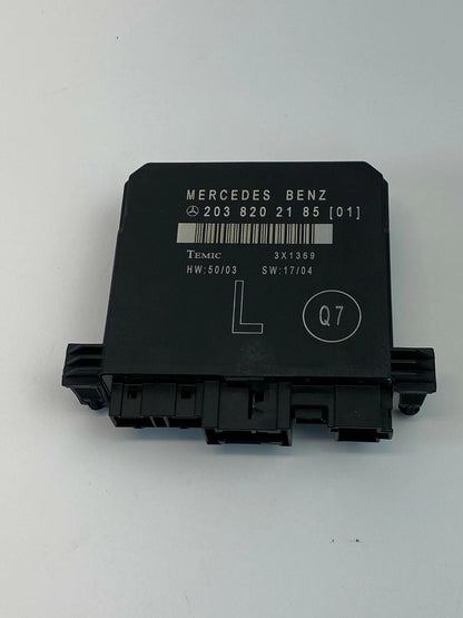 2006 2007 MERCEDES-BENZ C280 REAR LEFT DOOR MULTIPLEX CONTROL MODULE 2038202185