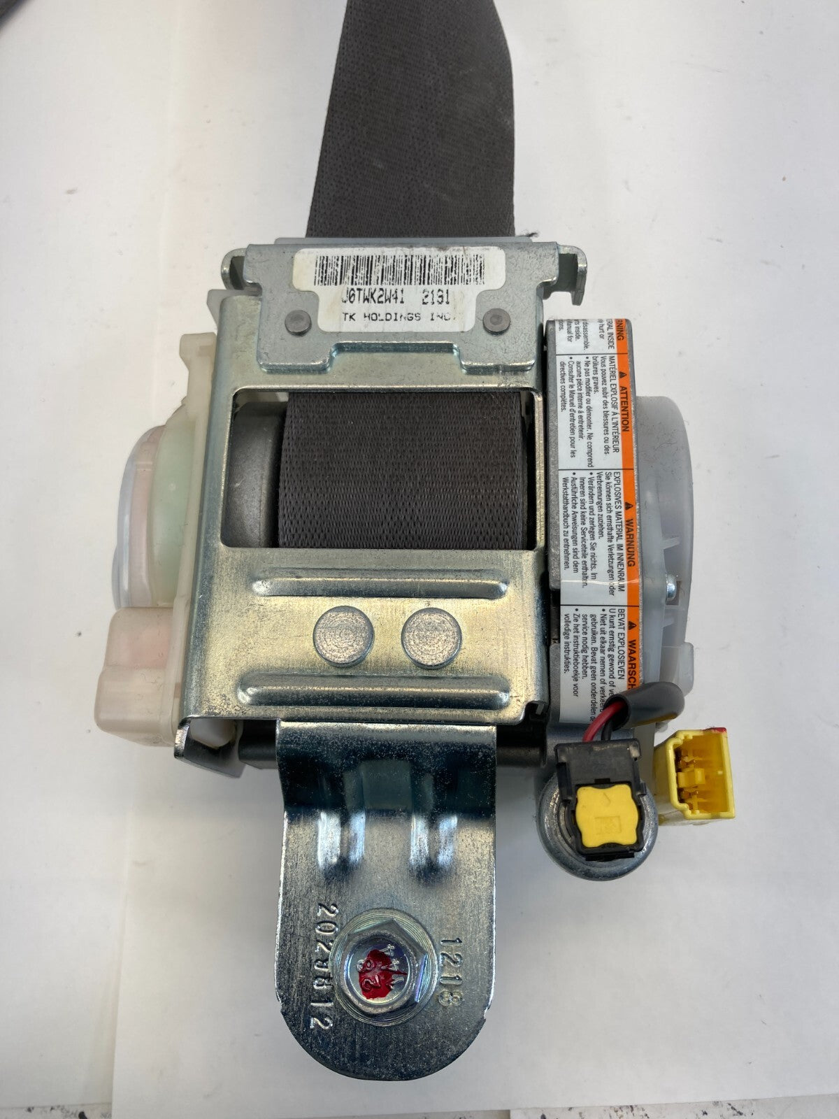 08-10 Honda Accord Sedan Front Right Side Seat Belt Retractor Gray USA Built