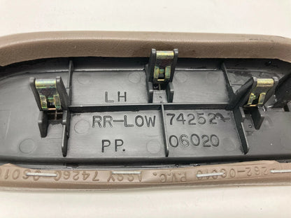 92-96 TOYOTA CAMRY REAR LEFT INTERIOR INNER DOOR PANEL ARMREST 74252-06020 OEM