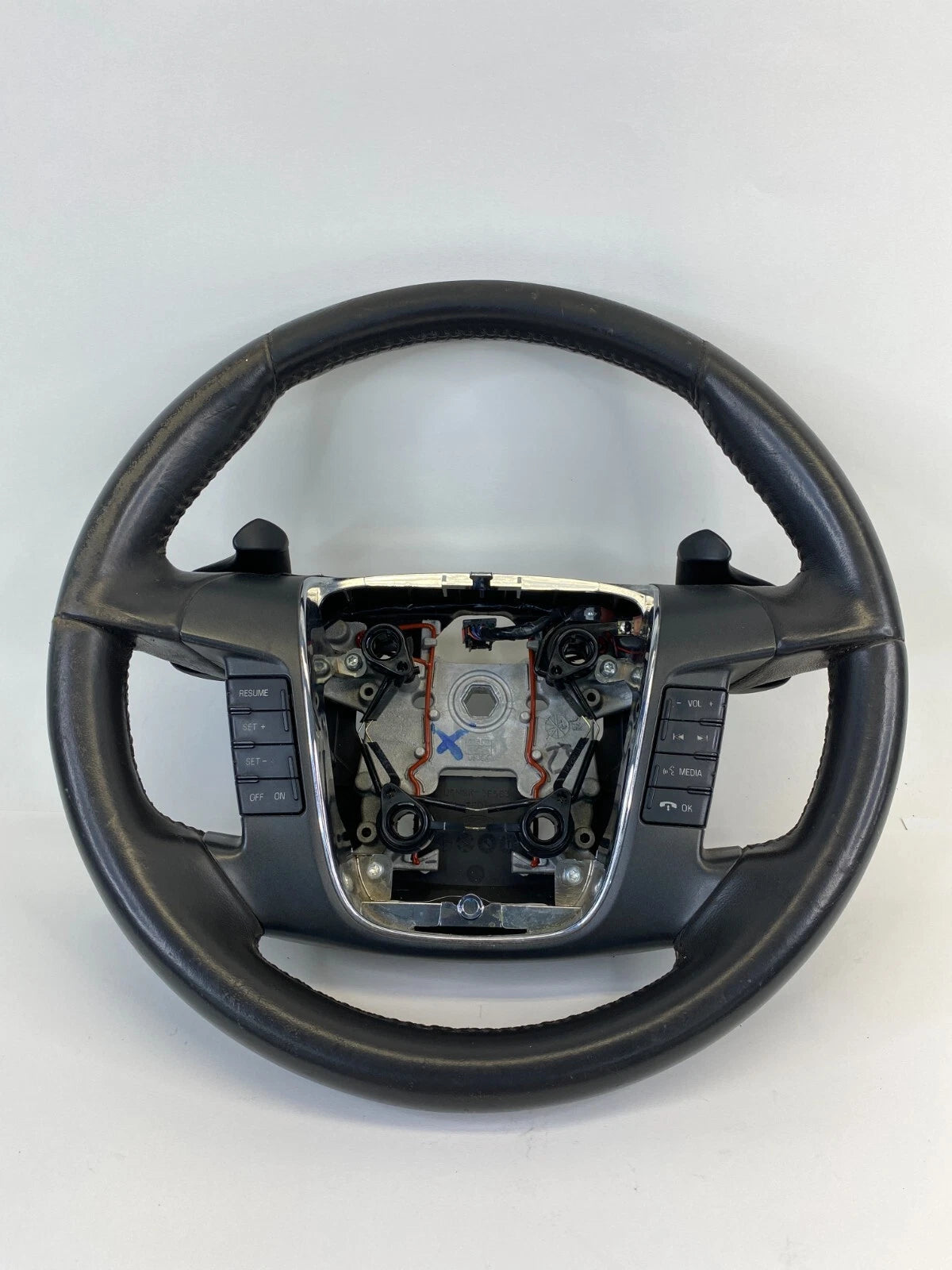 2012 FORD TAURUS STEERING WHEEL W/ CRUISE AUDIO STEREO CONTROLS PADDLE SHIFT OEM