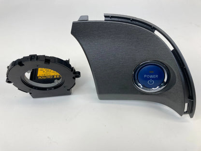 10-15 TOYOTA PRIUS DASH IGNITION START BUTTON SWITCH W/ COVER & KEY ANGLE SENSOR