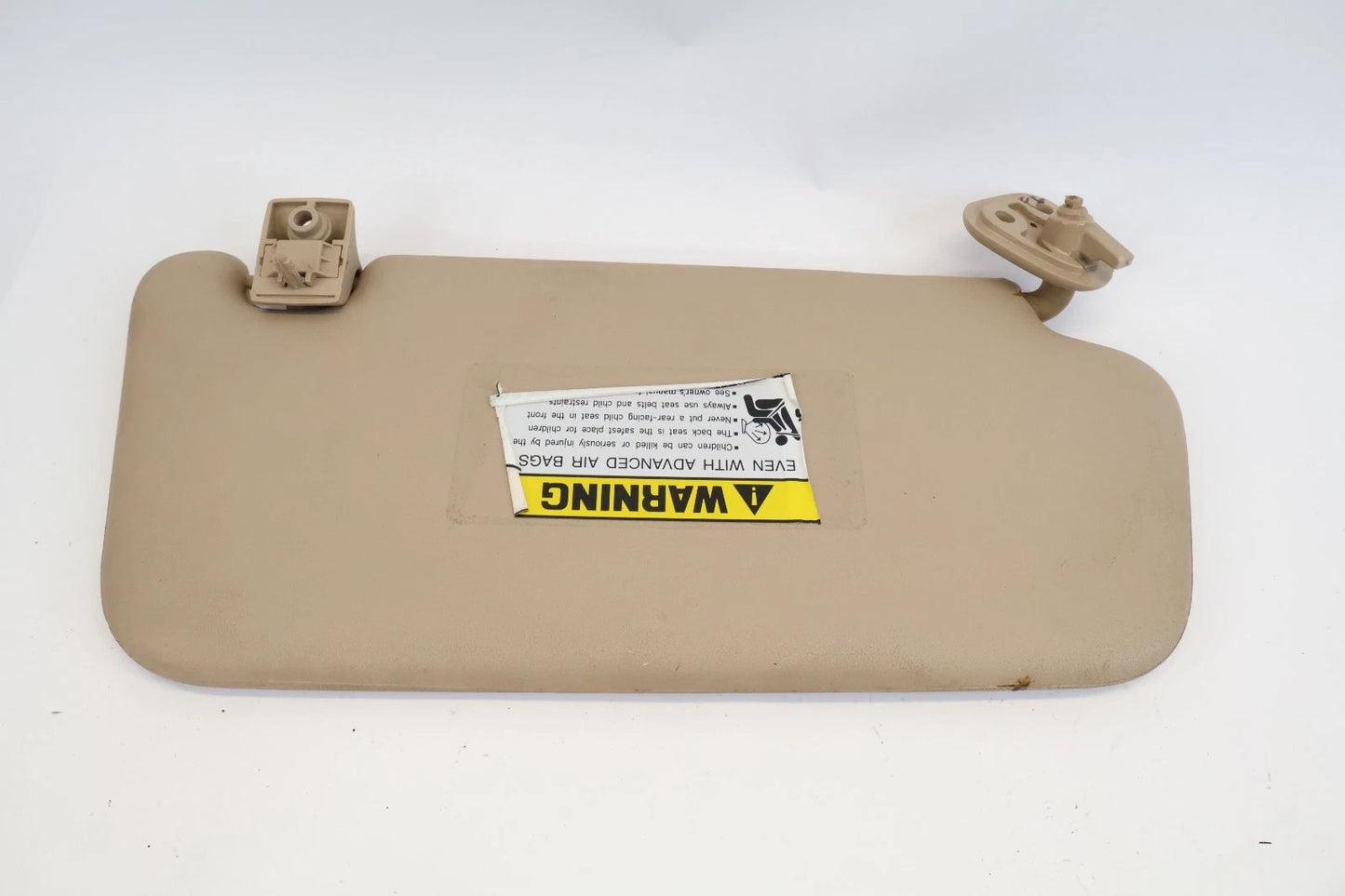 2006-2011 KIA RIO RIO5 SUN VISOR PAIR LEFT DRIVER RIGHT PASSENGER BEIGE OEM