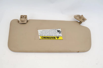 2006-2011 KIA RIO RIO5 SUN VISOR PAIR LEFT DRIVER RIGHT PASSENGER BEIGE OEM