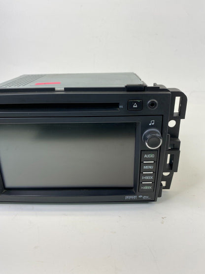 10-12 Buick Enclave Radio AM/FM CD DVD Disc Player Nav Display Screen 20900942