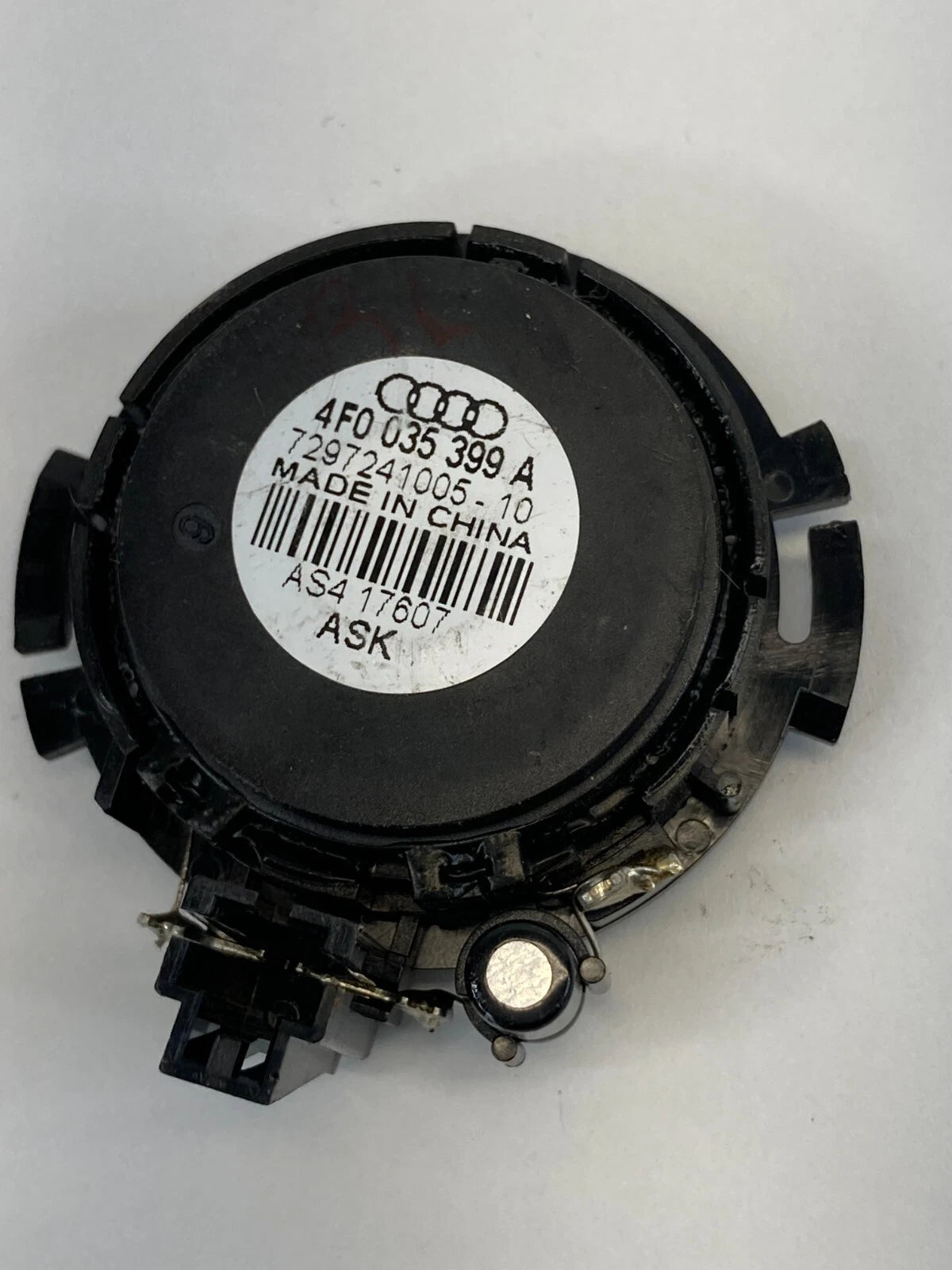 2006-2011 AUDI A6 SEDAN REAR LEFT BACK DOOR SPEAKER TWEETER 4F0-035-399-A OEM
