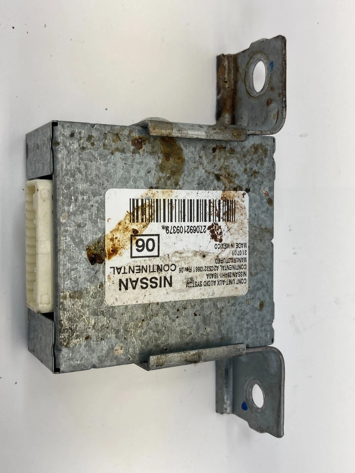 2009 2010 NISSAN MURANO AUX AUXILIARY AUDIO COMPUTER CONTROL MODULE 284H1-1BA0A