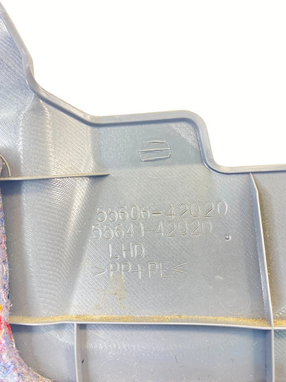01-05 TOYOTA RAV-4 RAV4 FLOOR CENTER CONSOLE LEFT KICK COWL PANEL 55606-42020 LH