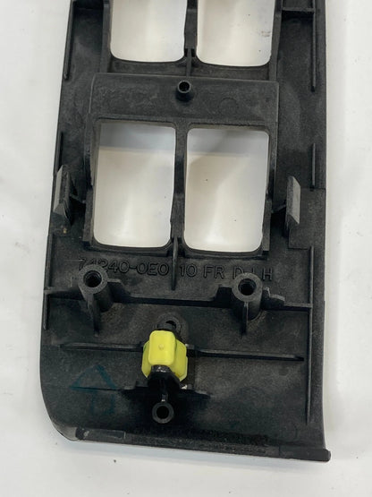 2004-2006 LEXUS RX330 FRONT LEFT DOOR MASTER WINDOW SWITCH BEZEL TRIM 742400E010