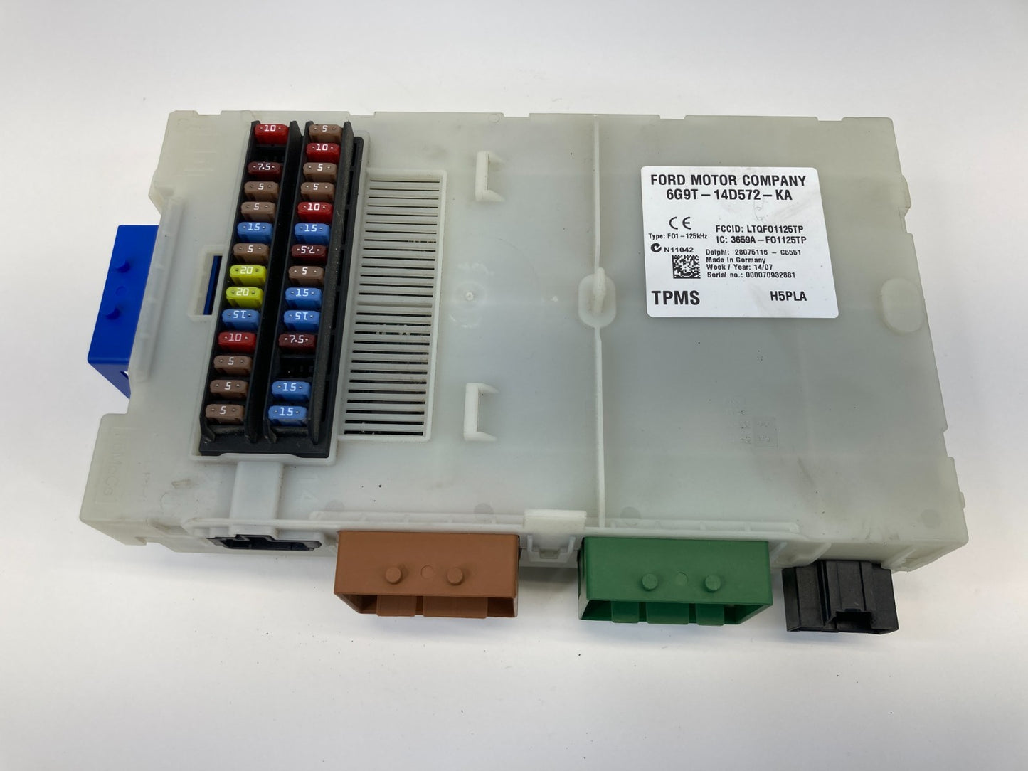 2008-2012 Land Rover LR2 Interior Dash Fuse Relay Box Compartment 6G9T-14D572-KA