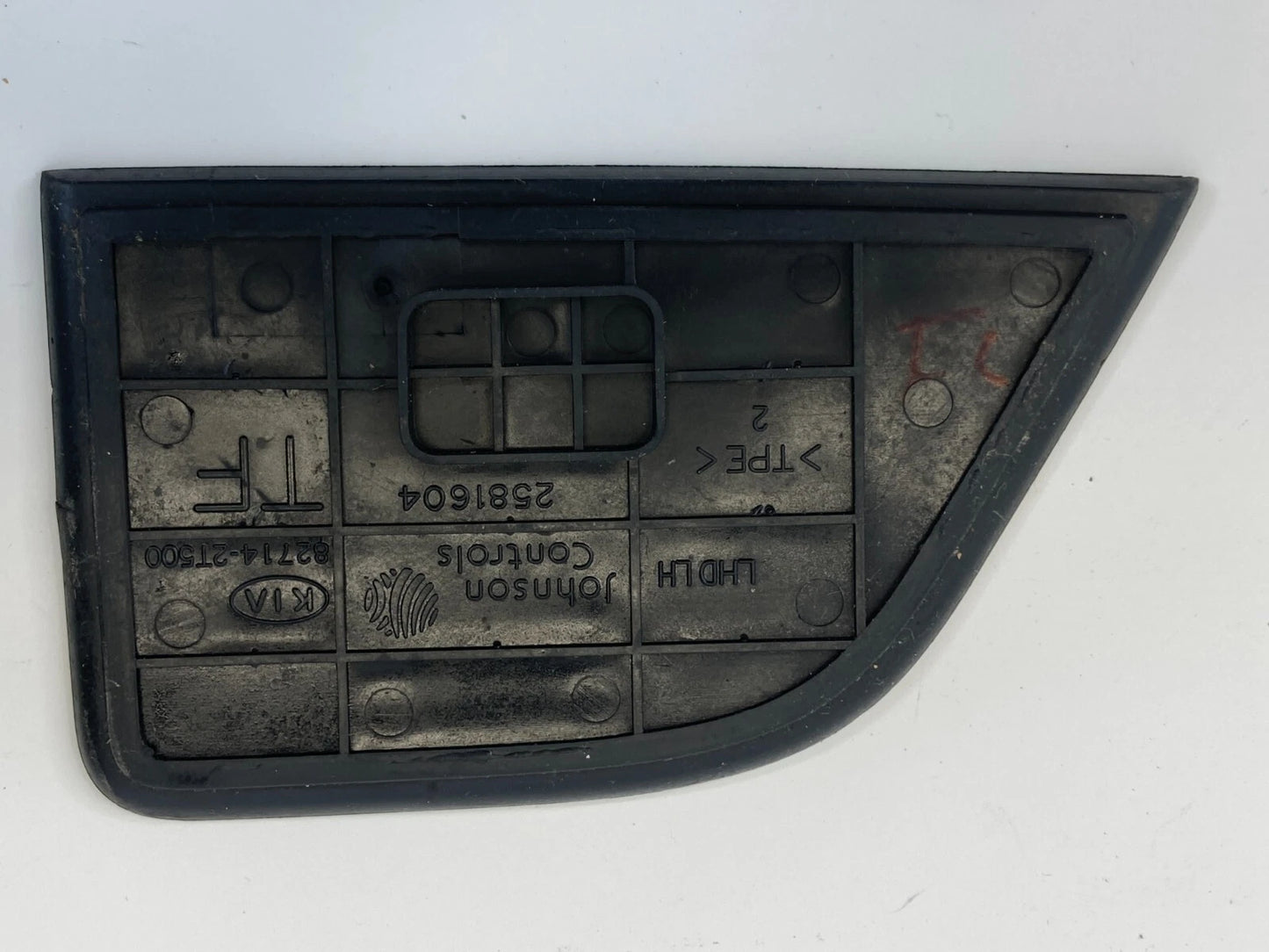 14-16 KIA OPTIMA FRONT LEFT SIDE INNER PULL HANDLE COVER CAP MAT 82714-2T500 OEM
