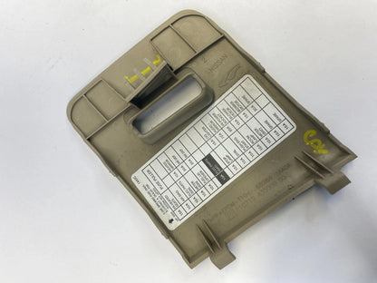 09-14 NISSAN MURANO DASH INSTRUMENT PANEL FUSE BOX DOOR LID COVER 689641AA0A OEM