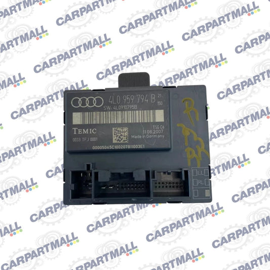 2007 2008 AUDI Q7 REAR RIGHT BACK SIDE DOOR CONTROL MODULE UNIT 4L0959794B OEM