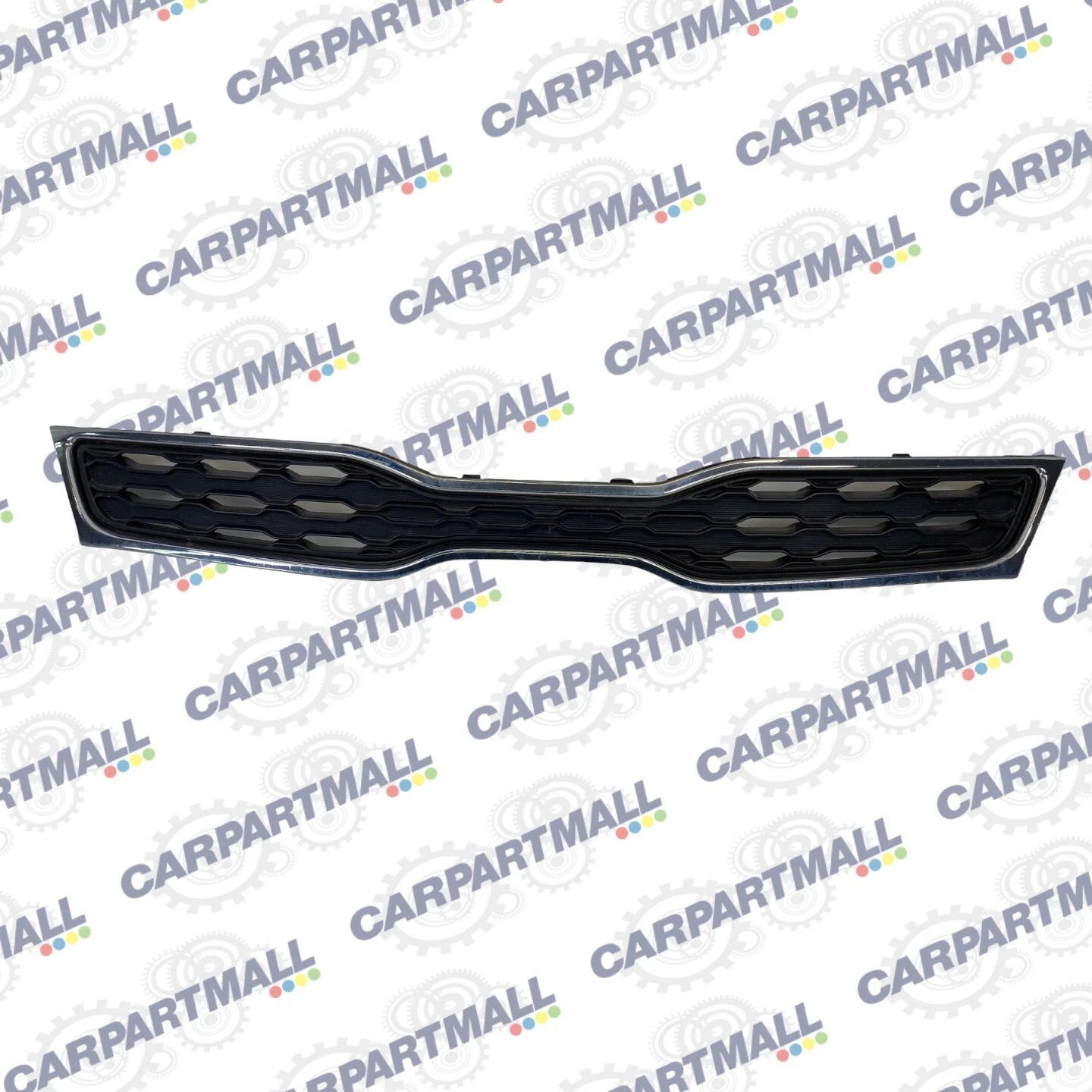 2012-2015 KIA RIO FRONT BUMPER CENTER UPPER GRILL GRILLE W/ SURROUND CHROME OEM