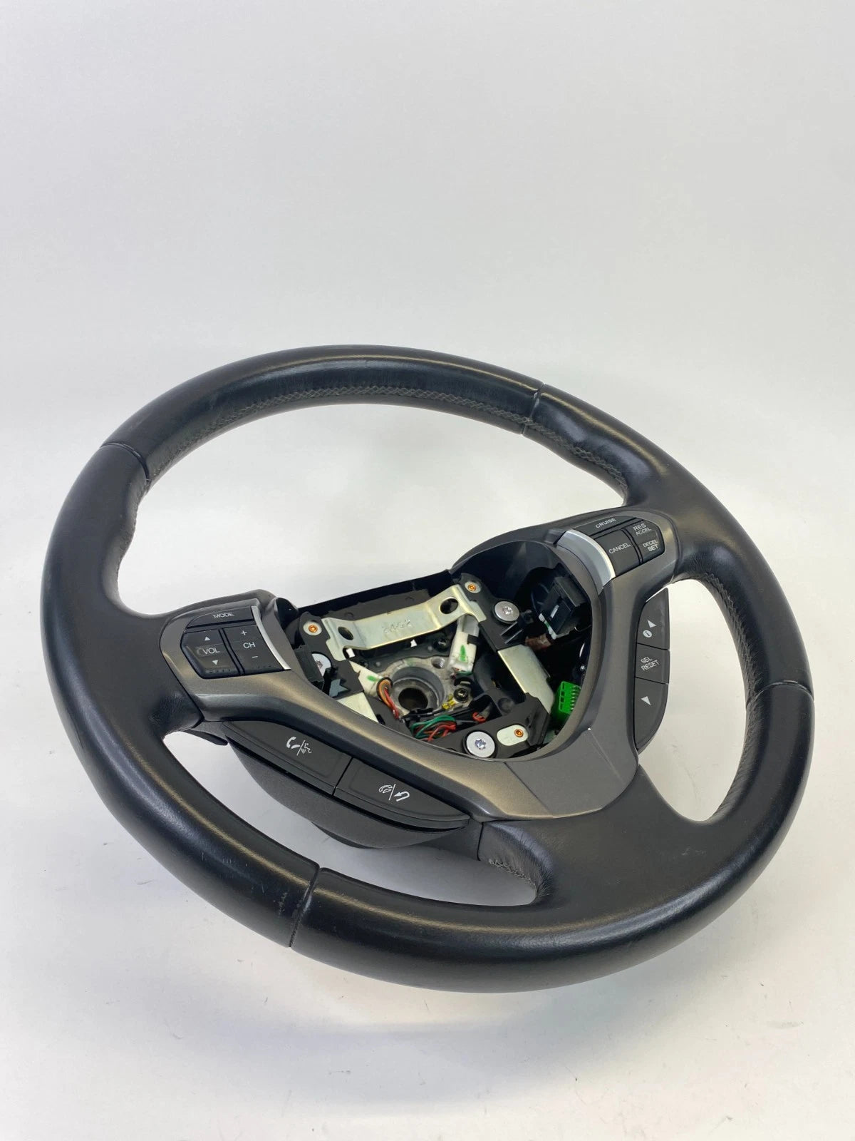 2009-2014 ACURA TSX STEERING WHEEL W/ CRUISE & AUDIO PADDLE SHIFT LEATHER OEM