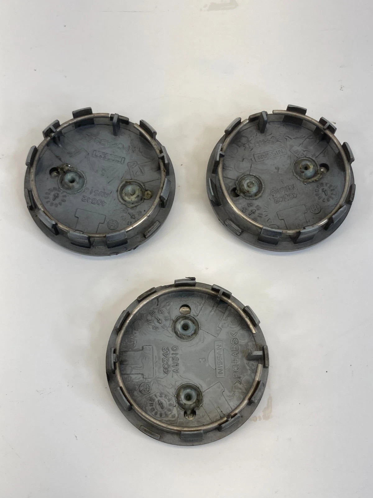 02-17 NISSAN ALTIMA WHEEL HUBCAP CENTER CAP HUB CAP COVER SET OF 3 40342-AU510