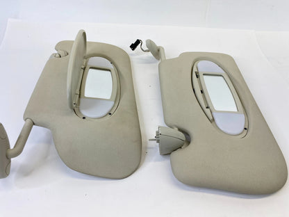 2011-2014 MINI COOPER S SUN VISOR BEIGE SET FRONT LEFT RIGHT & SIDE LATERAL OEM
