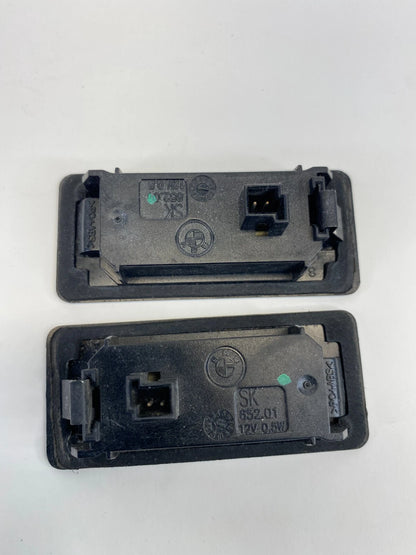 11-21 BMW X3 REAR TRUNK LID LICENSE PLATE LIGHT LAMP PAIR SET 63267193293 OEM