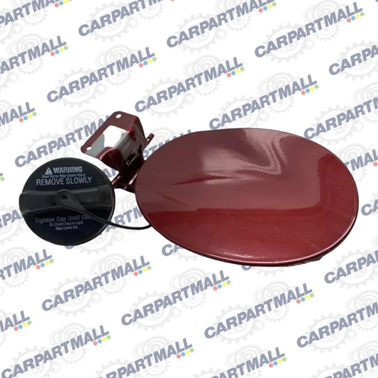 2007-2009 MAZDA CX-7 FUEL FILLER DOOR GAS LID COVER COPPER RED MICA W/ CAP OEM