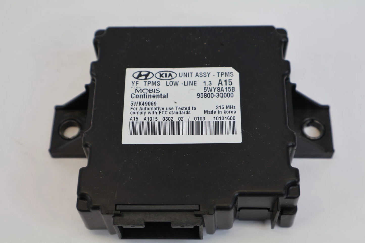 2011-2014 HYUNDAI SONATA TIRE PRESSURE MONITOR CONTROL MODULE UNIT 95800-3Q000