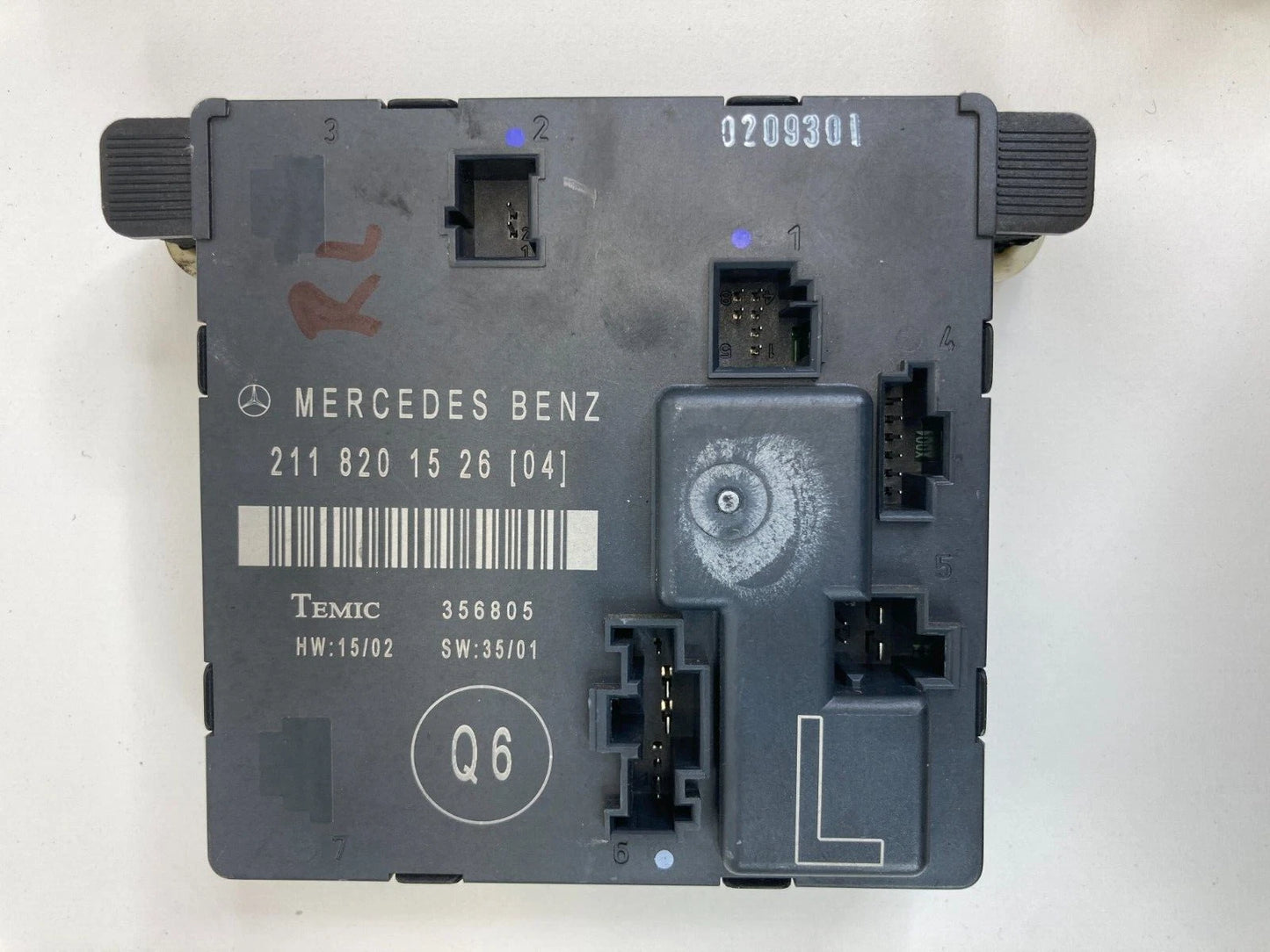 2003-2009 MERCEDES BENZ E320 SEDAN REAR LEFT SIDE DOOR CONTROL MODULE 2118201526