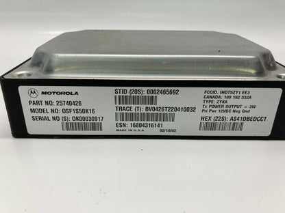 2002 02 PONTIAC BONNEVILLE ONSTAR COMMUNICATION CONTROL MODULE UNIT 25740426 OEM