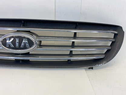 06 07 08 KIA OPTIMA FR BUMPER UPPER GRILL GRILLE CHROME W EMBLEM 86350-2G100 OEM