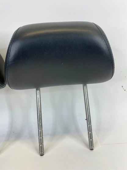 2001-2005 VW JETTA GOLF FRONT LH & RH SET HEADREST HEAD REST LEATHER BLACK OEM