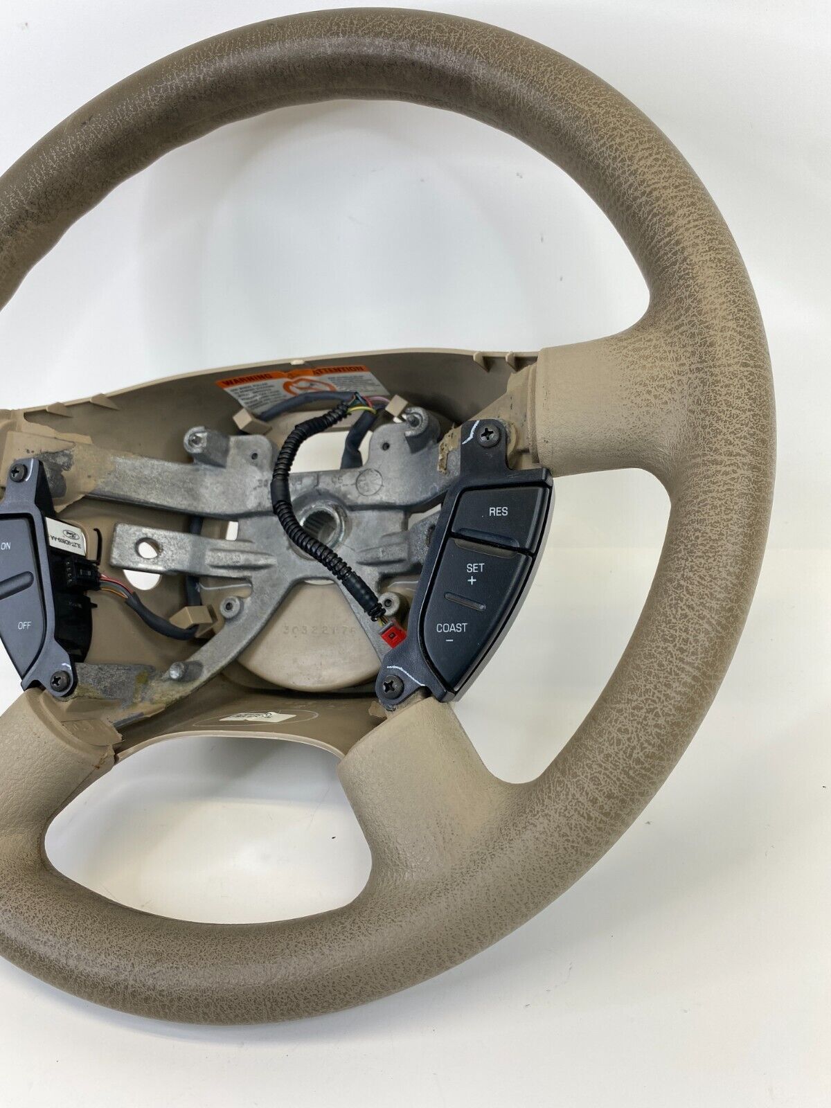 1999 00 01 02 03 2004 Ford Mustang Steering Wheel w/ Cruise Control Switch OEM