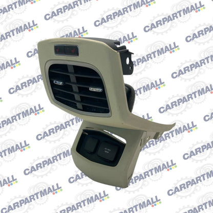 13-16 LINCOLN MKZ RR CENTER CONSOLE A/C VENT COVER TRIM W/ HEATED SEATS SWITCH