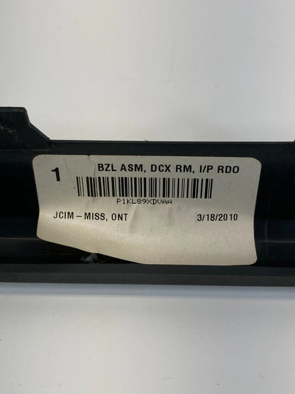 09-14 VOLKSWAGEN ROUTAN CENTER DASH PANEL RADIO COVER TRIM BEZEL 1KL89XDVAA OEM