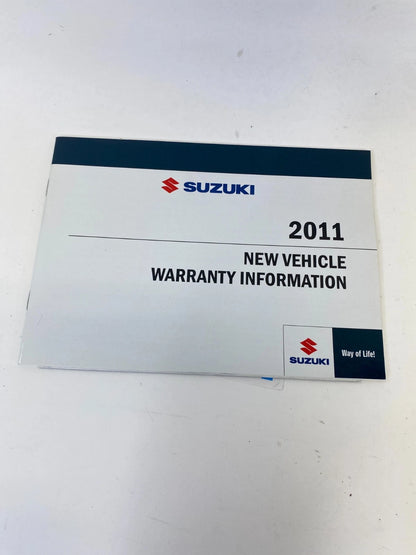 2011 SUZUKI KIZASHI OWNERS MANUAL SET W/ LEATHER CASE WARRANTY MAINTENANCE OEM