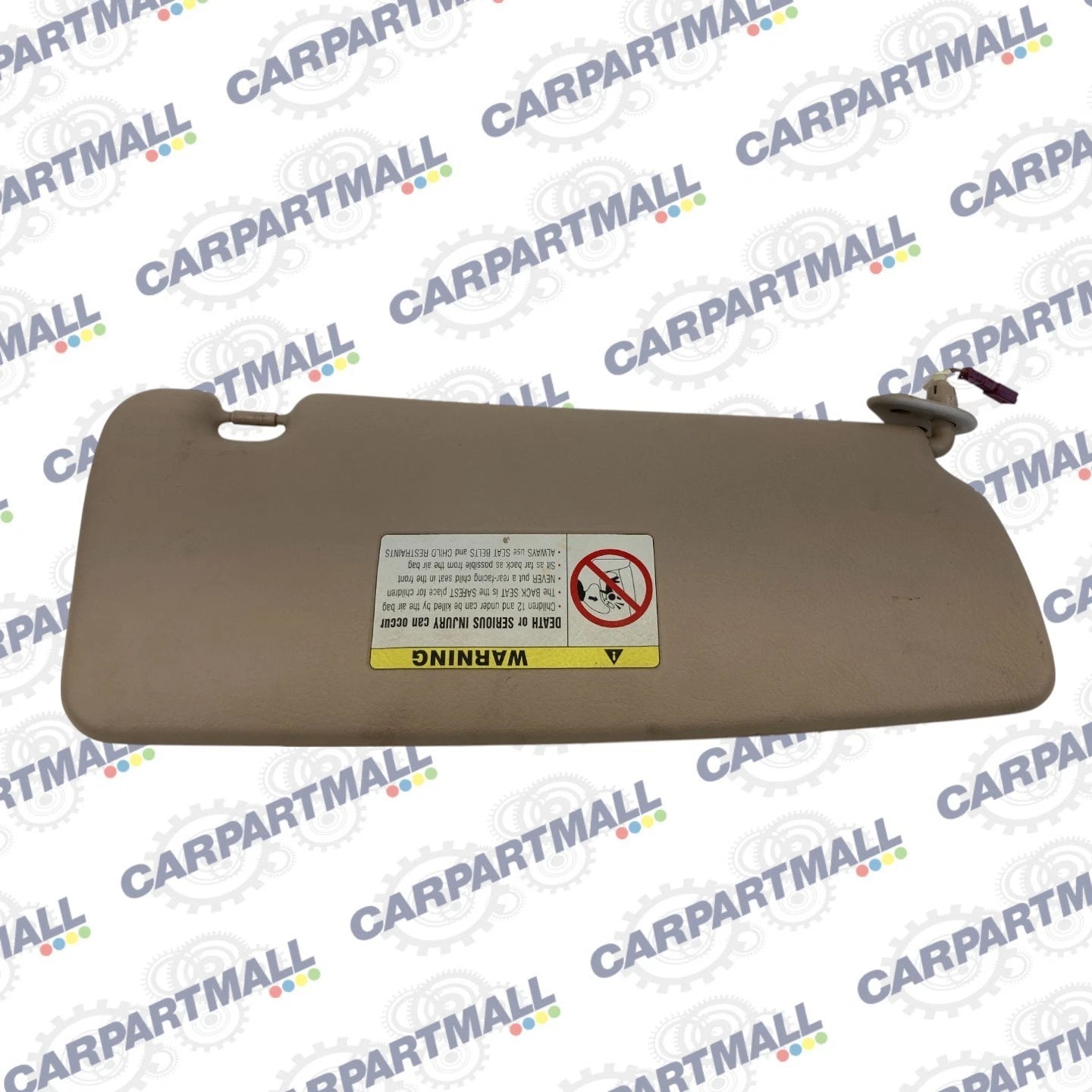 99 00 BMW 323I 01-05 325I LEFT DRIVER SIDE SUNVISOR SUN VISOR SHADE W/ MIRROR