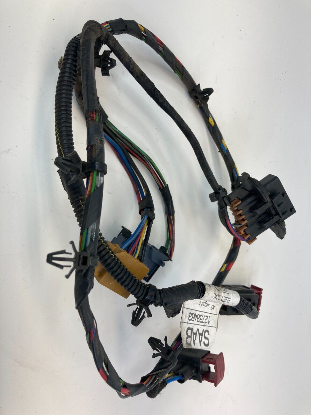 2003-2011 Saab 9-3 Sedan Rear Right Side Door Harness Wire Wiring 12758463 OEM