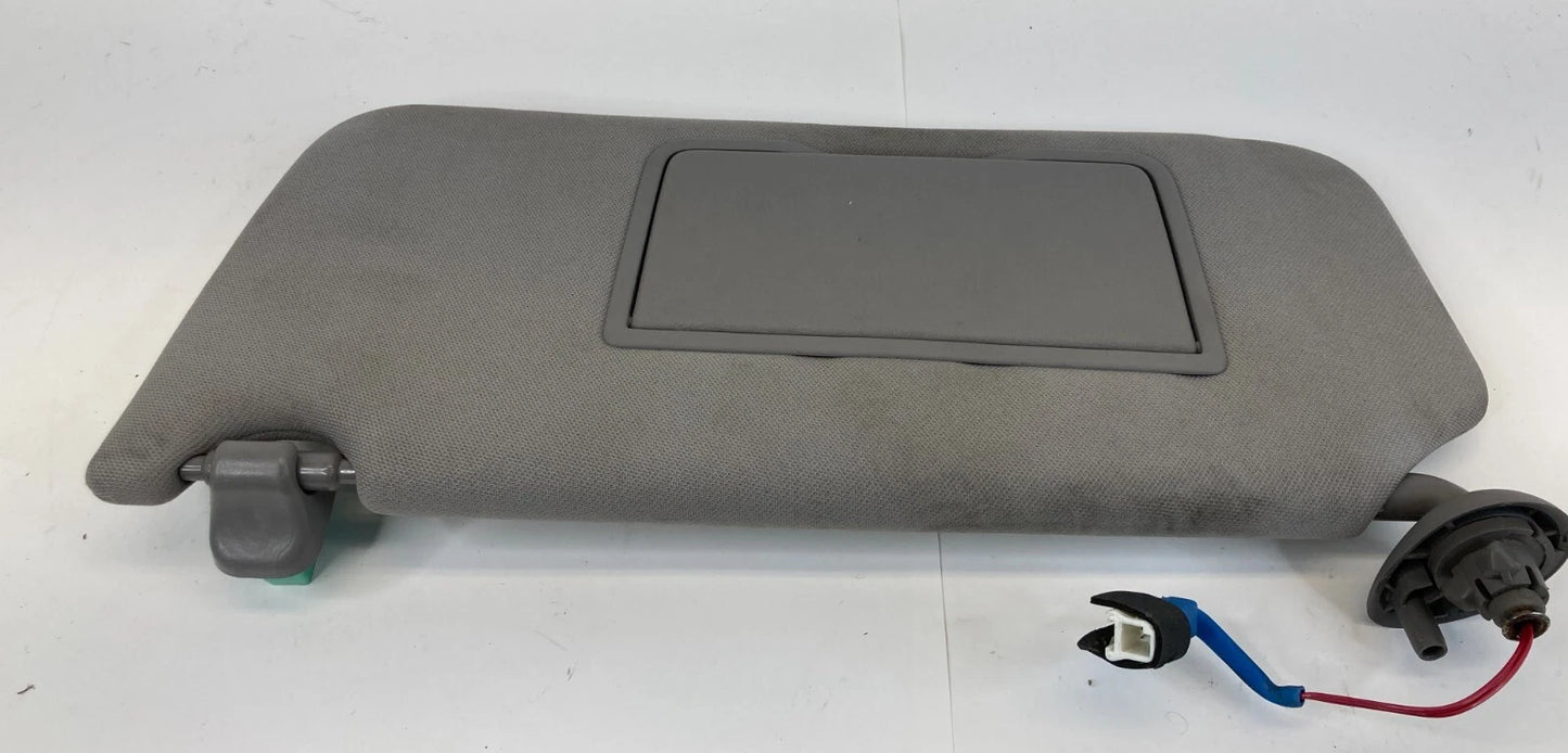 2008-2012 HONDA ACCORD SEDAN GREY SUN VISOR SET LEFT RIGHT W/ MIRROR LIGHT OEM